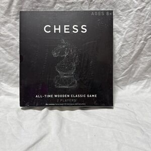*BRAND NEW* RMS International CHESS All-Time Wooden Classic Game NEW SEALED!